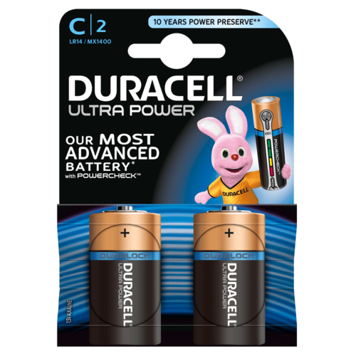DURACELL Ultra Power MX 1400 C BL2 1,5V