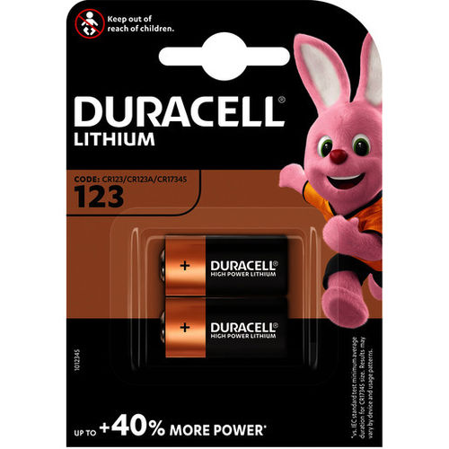DURACELL Lithium DL 123A BL2 3V