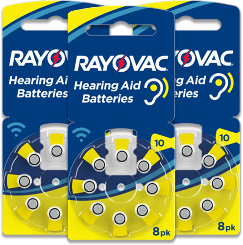 RAYOVAC Hearing Aid Typ 10 BL6 1,45V