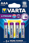 VARTA Prof. Lithium AAA BL4 1,5V